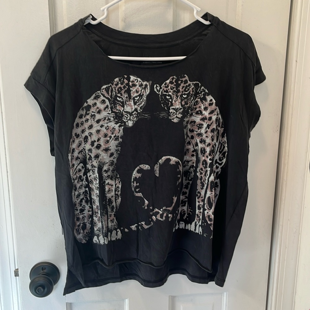 SOLD All saints cheetah love tee